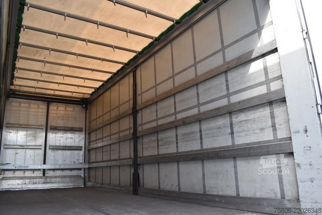 Відкритий причіп з тентом SCHWARZMÜLLER PA 2/E Edscha curtain Durchlade BPW
