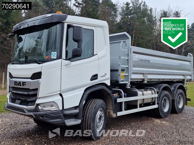 3-sānu pašizgāzējs DAF XD 450 XD 6X4 NEW! 12m3 KH 3-way Tipper Big-Axl...