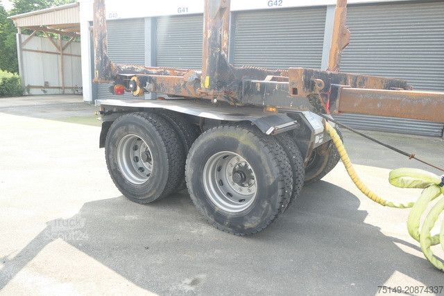 Rimorchio portatronchi HUTTNER LNZK - 20, Kurz-und Langholz, gelenkt, BPW