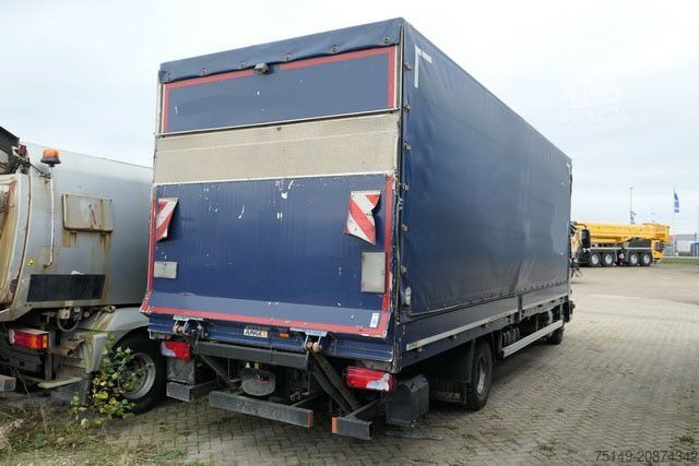 Flatbed truck with tarp MAN 12.220 TGL BL 4x2, LBW, AHK, Klima, 7.200mm lang
