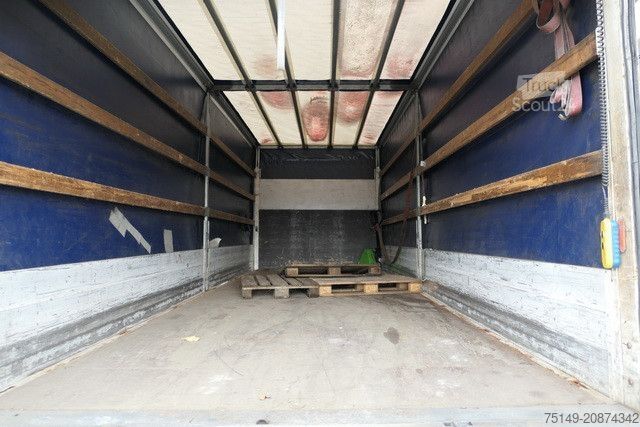 Camión plataforma con toldo MAN 12.220 TGL BL 4x2, LBW, AHK, Klima, 7.200mm lang