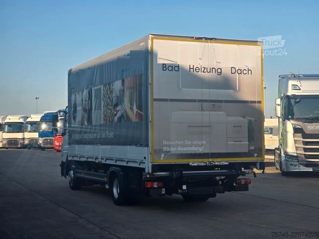 Вантажівка з платформою і тентом MERCEDES-BENZ ATEGO 818 * ACC * 1T LBW *