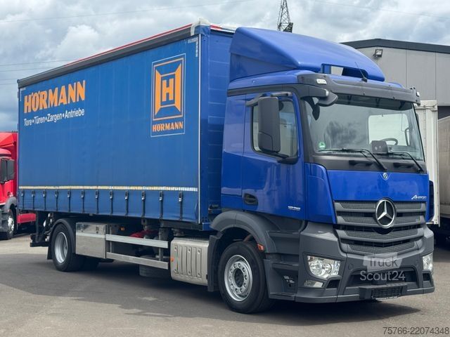 Ladbil med udskifteligt lad MERCEDES-BENZ ANTOS 1836 L / AHK / STAPLERHATERUNG / RS 5,8 m