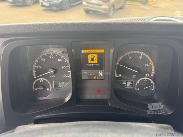 شاحنة ذات هياكل قابلة للتبديل MERCEDES-BENZ ANTOS 1836 L / AHK / STAPLERHATERUNG / RS 5,8 m