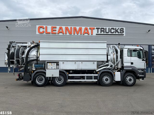 Véhicule aspirant MAN TGS 41.440 8x4 Euro 6 Wicom Combi Just 85.658 km!