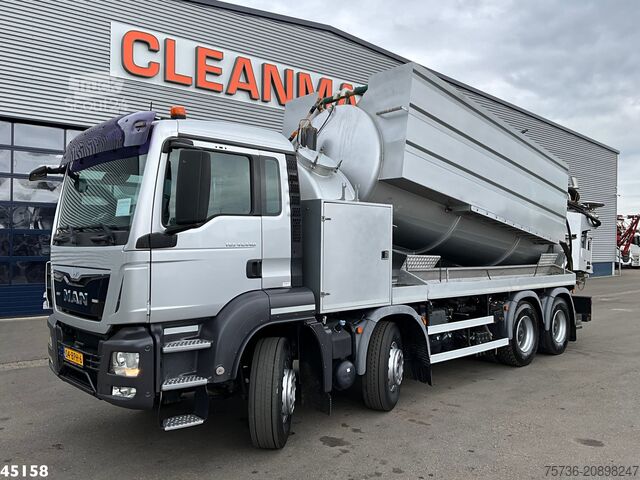 Véhicule aspirant MAN TGS 41.440 8x4 Euro 6 Wicom Combi Just 85.658 km!