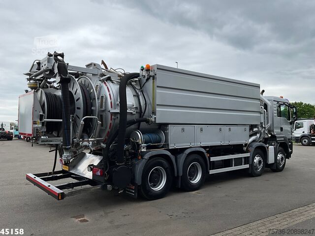 Véhicule aspirant MAN TGS 41.440 8x4 Euro 6 Wicom Combi Just 85.658 km!