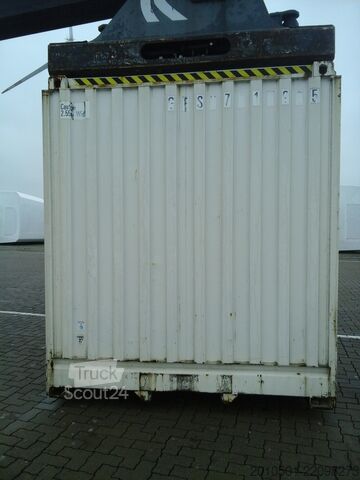 Utskiftbar påbygg med boksstruktur Wechselbrücke Container auf Stelzen BDF 7,45m Rolltor Rolltor SOFORT VERFÜGBAR
