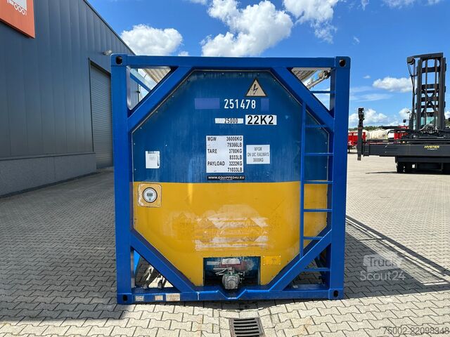 Tankcontainer Welfit Oddy 20FT ISO / 24.900L / 1-COMP  / T11 / 22K2 /  AD...