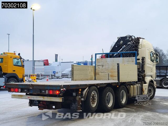 Platforma ładunkowa Scania R560 R 8X4 HIAB 377 E8XS Crane Kran