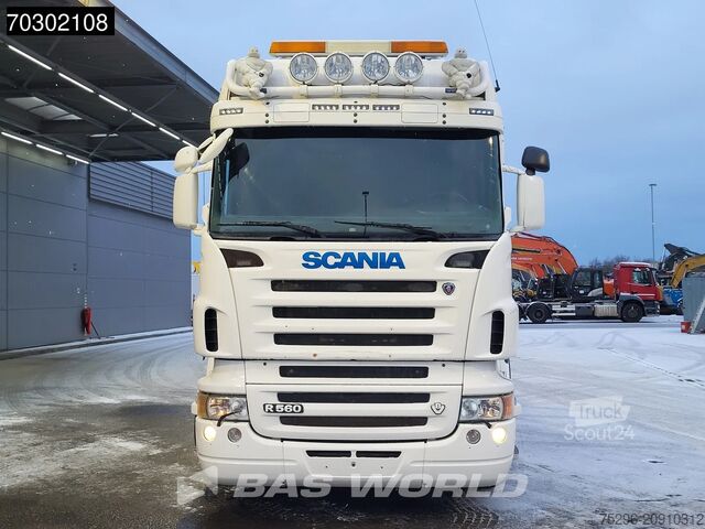 Platforma ładunkowa Scania R560 R 8X4 HIAB 377 E8XS Crane Kran