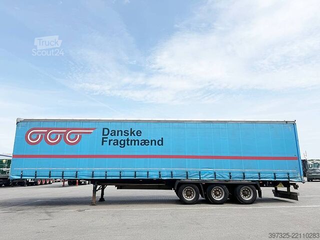 Presenninger, der kan skubbes Krone Curtainsider / Planenauflieger