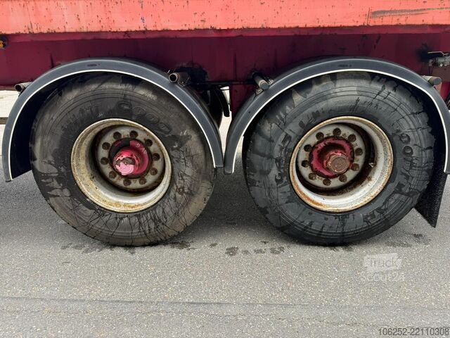 Platte bak LAG 2-AXLES PLATFORM / PLATEAU 38T - 12m - ROR - AI...
