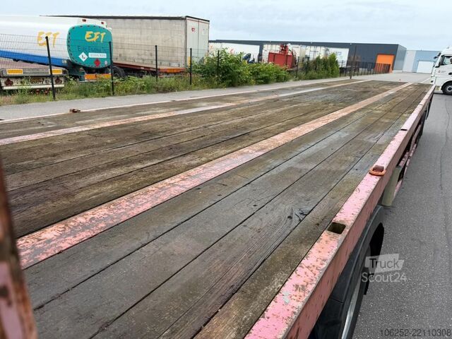 Platte bak LAG 2-AXLES PLATFORM / PLATEAU 38T - 12m - ROR - AI...