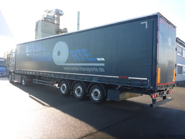 åben sættevogn med presenning Kögel SNCC 24 Light Plus Coil Alus Liftachse