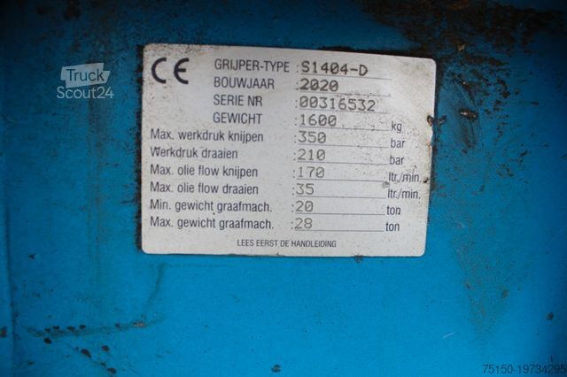 Iní S1404-D - SW OQ 70 SORTIERGREIFER Nr.: 532