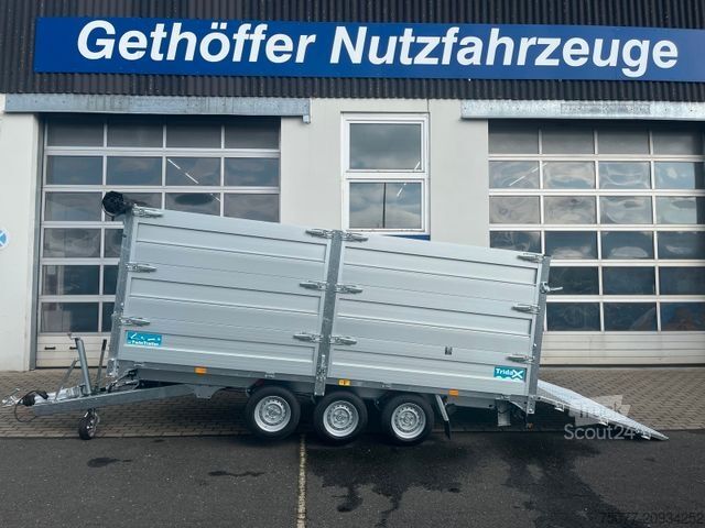 Trojsmerný sklápačský príves  TwinTrailer TR 35-40