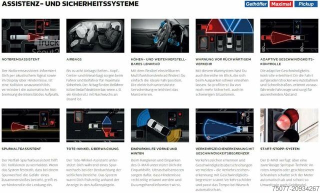 Furgons ar kasti ISUZU D-Max Space Cab L AT mit Systemkoffer Modell 24