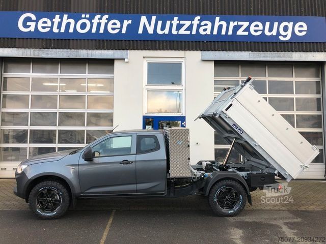 Kravas mikroautobuss ar pašizgāzēju ISUZU D-Max Space Cab L AT BIG-MAX L2 Kipper mit Box