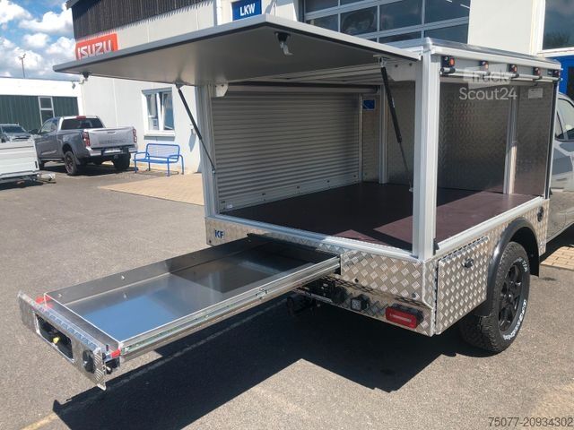 Furgons ar kasti ISUZU D-Max Space Cab LS AT mit Systemkoffer