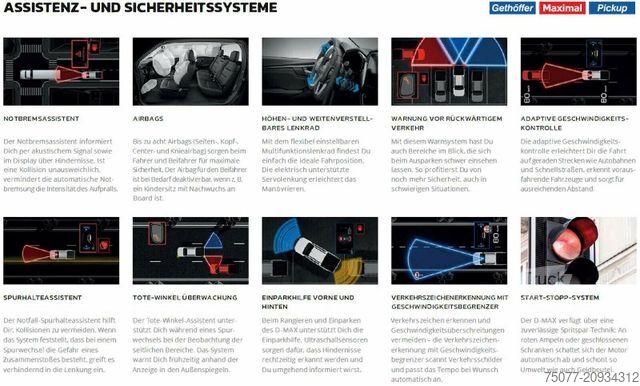 Pick-up furgons ISUZU D-Max BIG-MAX L1 Double Cab LSE MT +Wohnkabine+