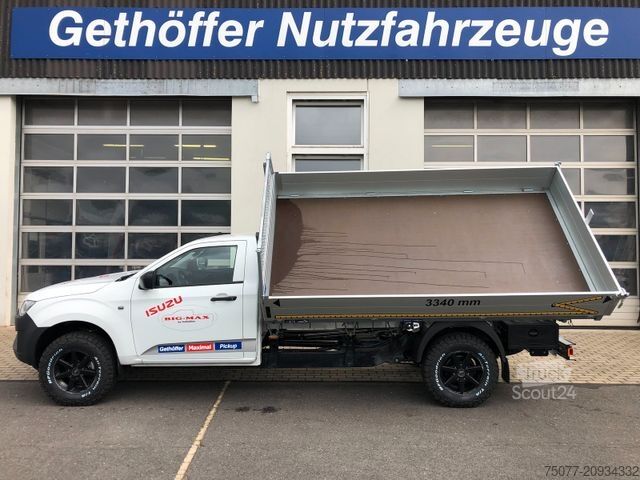 Kravas mikroautobuss ar pašizgāzēju ISUZU D-Max Single Cab 4x4 L BIG-MAX L3+Kipper