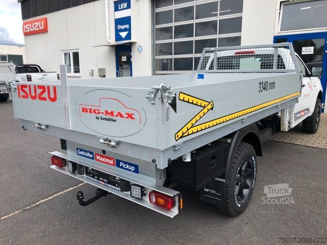 Kravas mikroautobuss ar pašizgāzēju ISUZU D-Max Single Cab 4x4 L BIG-MAX L3+Kipper