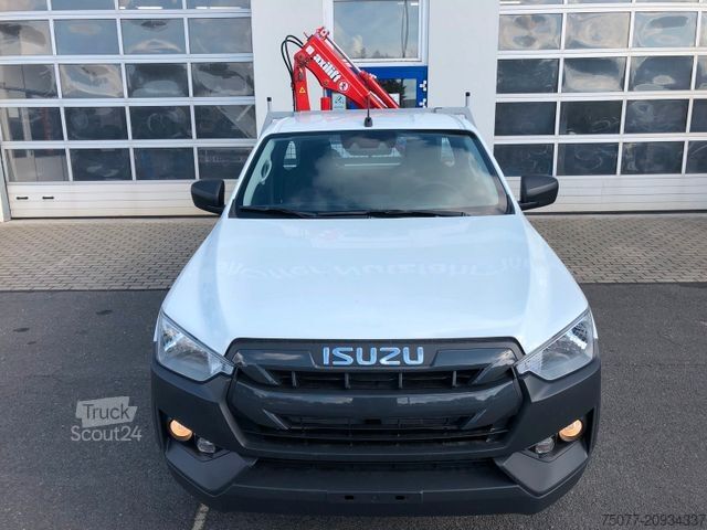 Pick-up furgons ISUZU D-Max Single Cab 4x4 L + Kran +Pritsche