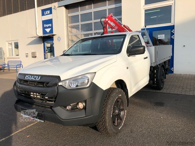 Pick-up furgons ISUZU D-Max Single Cab 4x4 L + Kran +Pritsche