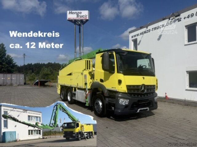 Betona sūknēšanas kravas automašīna MERCEDES-BENZ Actros 2643 L 6x2 Betonpumpe Putzmeister 3.102 h