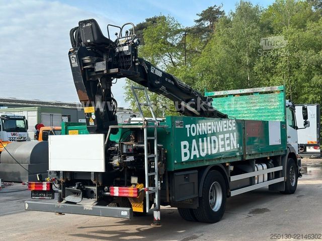 Vrachtauto met open laadbak MERCEDES-BENZ Axor 1929 4x2 Pritsche + HIAB Ladekran