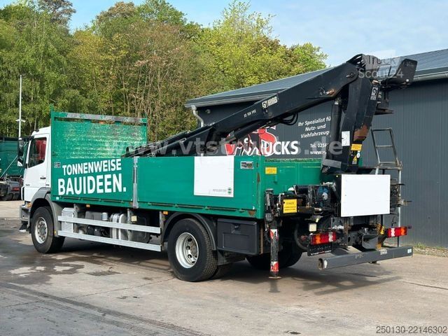 Vrachtauto met open laadbak MERCEDES-BENZ Axor 1929 4x2 Pritsche + HIAB Ladekran