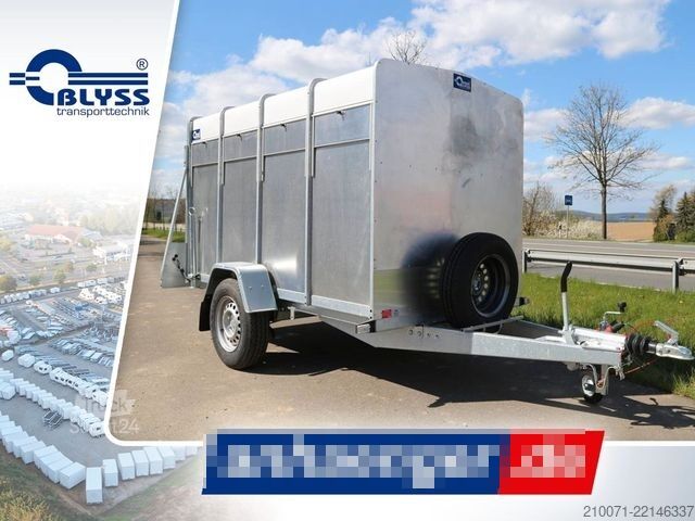 Zirgu pārvadāšanas piekabe BLYSS Kleinvieh Transportanhänger 258x140x148cm 1300kg