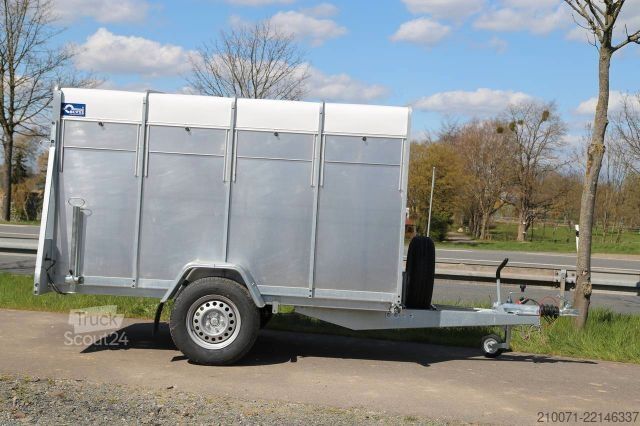 Zirgu pārvadāšanas piekabe BLYSS Kleinvieh Transportanhänger 258x140x148cm 1300kg
