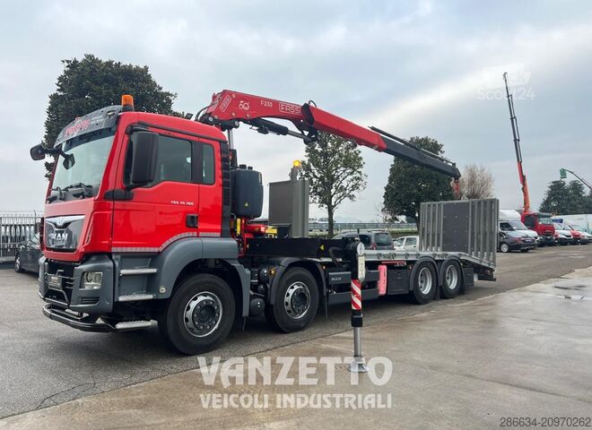 Plošča z rampami in žerjavom MAN TGS 35.360