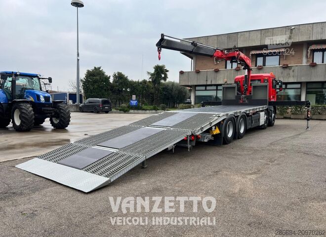 Plošča z rampami in žerjavom MAN TGS 35.360