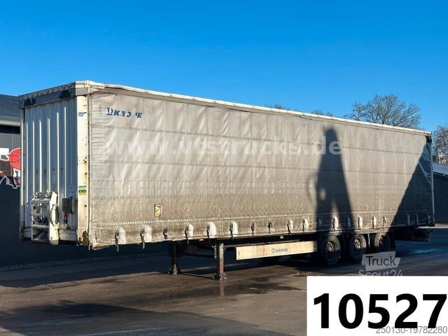 Avoin puoliperävaunu pressulla KRONE SD Pritsche + Plane Edscha-Verdeck Mega