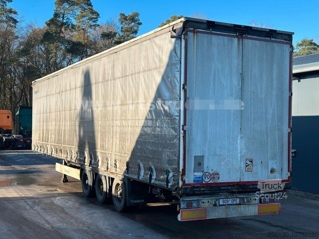 Avoin puoliperävaunu pressulla KRONE SD Pritsche + Plane Edscha-Verdeck Mega