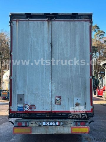 Avoin puoliperävaunu pressulla KRONE SD Pritsche + Plane Edscha-Verdeck Mega