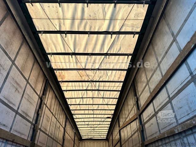 Avoin puoliperävaunu pressulla KRONE SD Pritsche + Plane Edscha-Verdeck Mega