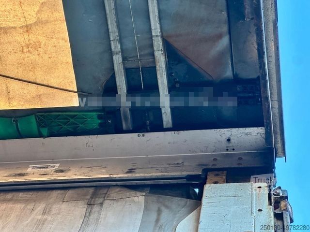 Avoin puoliperävaunu pressulla KRONE SD Pritsche + Plane Edscha-Verdeck Mega