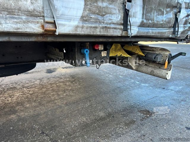 Avoin puoliperävaunu pressulla KRONE SD Pritsche + Plane Edscha-Verdeck Mega