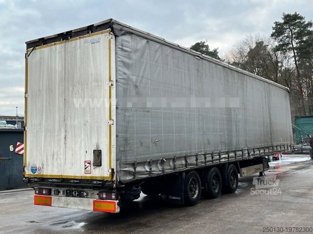 Atvērta puspiekabe ar tentu KRONE SD Pritsche + Plane Edscha-Verdeck Mega