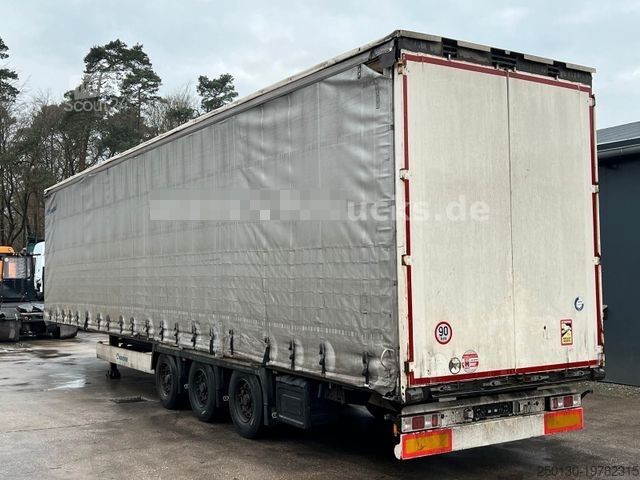 Ανοιχτό ημιρυμουλκούμενο με μουσαμά KRONE SD Pritsche + Plane Edscha-Verdeck Mega