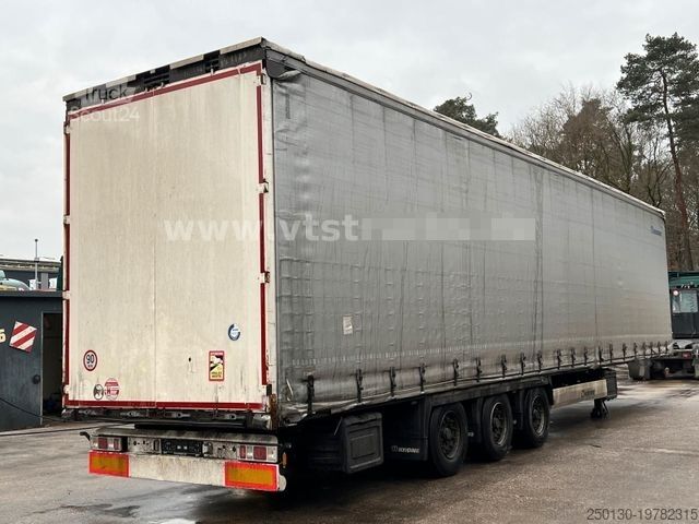 Ανοιχτό ημιρυμουλκούμενο με μουσαμά KRONE SD Pritsche + Plane Edscha-Verdeck Mega