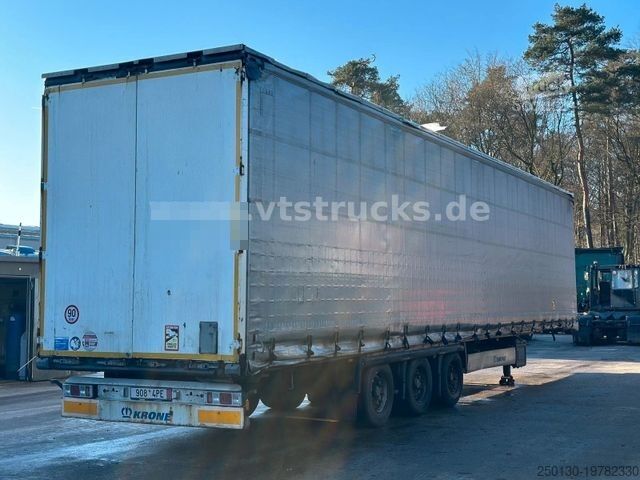 Ανοιχτό ημιρυμουλκούμενο με μουσαμά KRONE SD Pritsche + Plane Edscha-Verdeck Mega