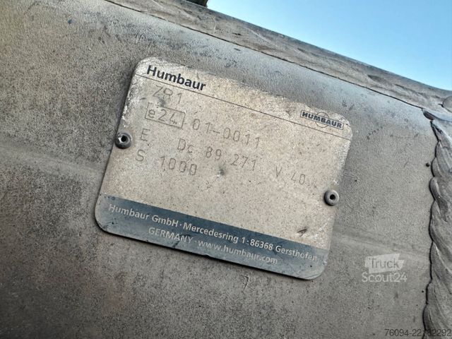 Remorcă basculantă trilaterală HUMBAUR HTK 115024 Tandem Dreiseitenkipper Rampen