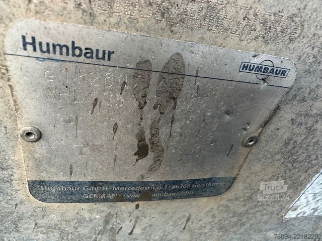 Remorcă basculantă trilaterală HUMBAUR HTK 115024 Tandem Dreiseitenkipper Rampen