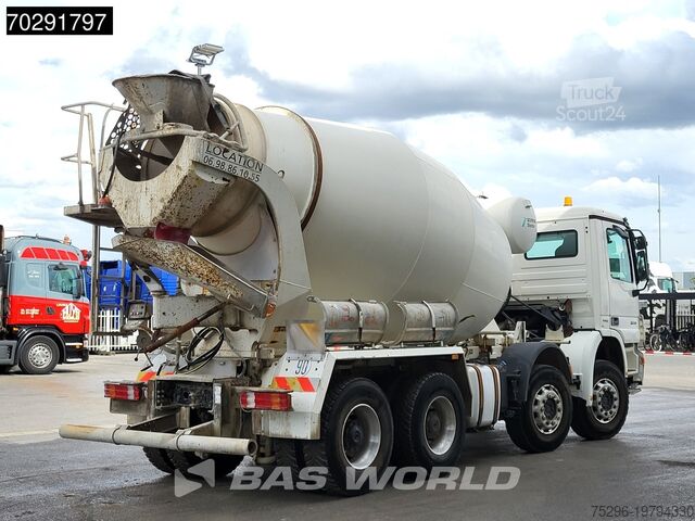 Blender Mercedes Actros 3241 8X4 Retarder 9m3 Stetter Steelsuspe...