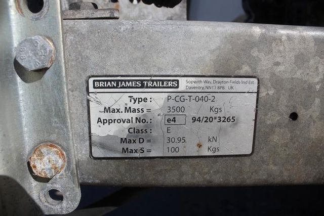 Autotransporter Anhänger  Brian James 30STTB Seilwinde Kipp Rampe Nr.: 464